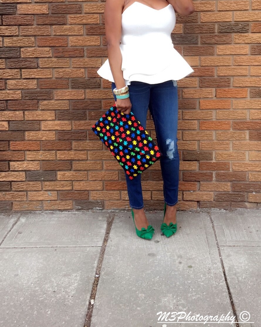 Entry 040: Peplum + Puzzle Pieces +&nbsp;Bows